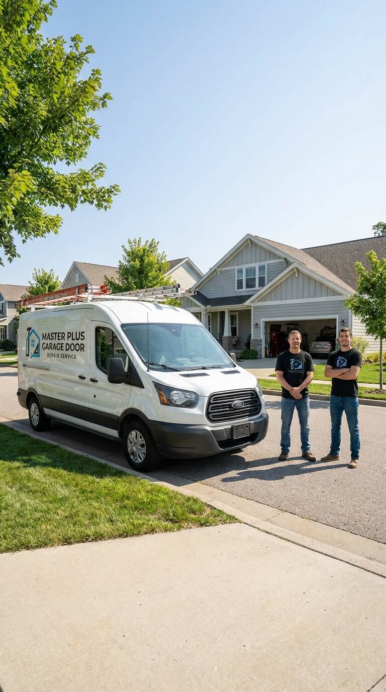 master plus garage door mobile hero image